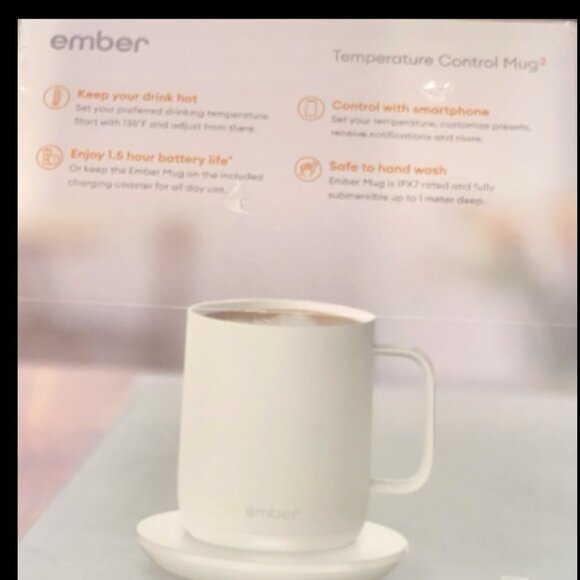 Ember CM191002US Temperature Control Smart Mug 2 - White 10oz - Picture 2 of 3